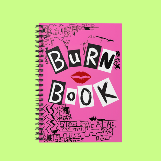 Mean Girls Burn Book Spiral Notebook - Ruled Line