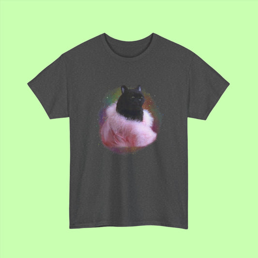 Salem from Sabrina The Teenage Witch "Be A Queen, Honey" Rainbow Galaxy Unisex Heavy Cotton Tee