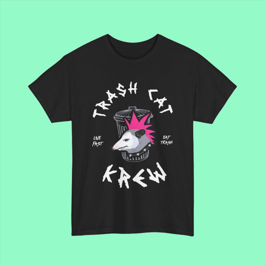 Trash Cat Krew Punk Possum Logo Unisex Shirt
