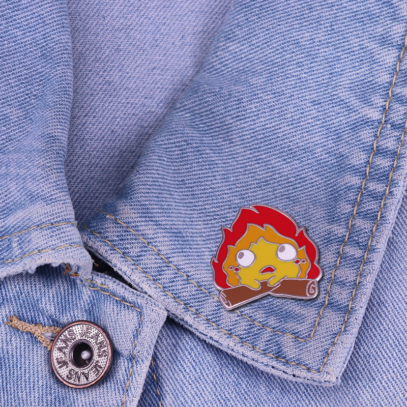 Howl's Moving Castle Calcifer Pin