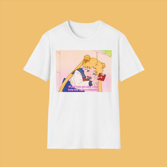 Sailor Moon Floppy Disc Quote Unisex Shirt