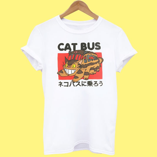 My Neighbor Totoro Cat Bus Japanese T-shirt