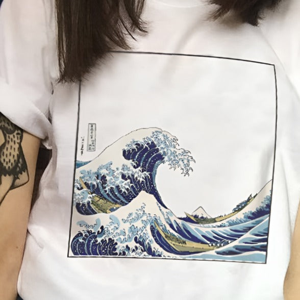 The Great Wave off Kanagawa by Hokusai Shirt