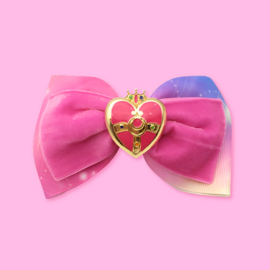 Sailor Moon Cosmic Heart Compact Locket Bow