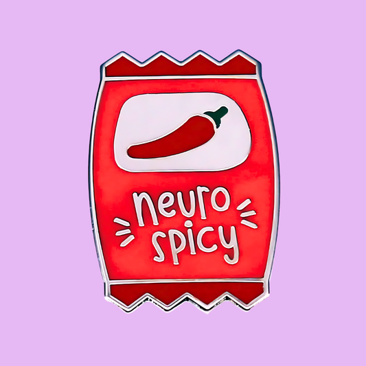 Neuro-Spicy Hot Sauce Packet Pin