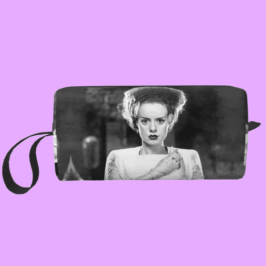 Bride Of Frankenstein Travel Makeup Cosmetic Bag