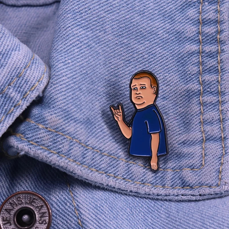 King of the Hill Bobby Hill Enamel Pins (3 Styles)