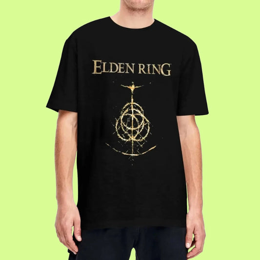 Elden Ring Logo Unisex Cotton T-Shirt