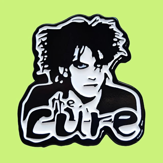 The Cure Robert Goth Rock Enamel Pin