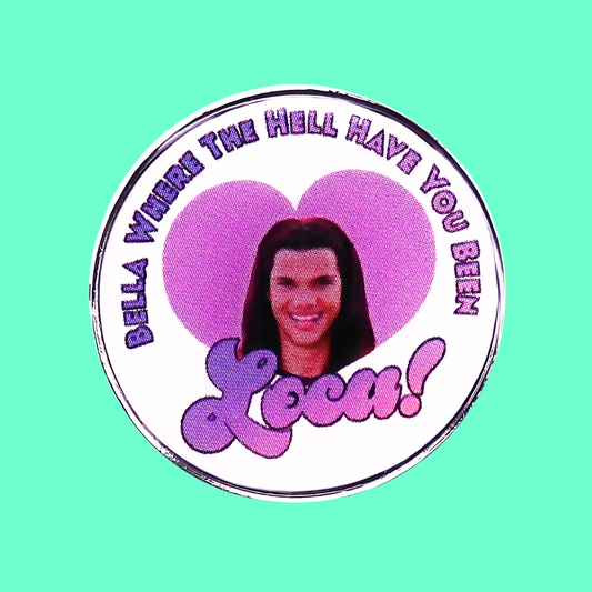 "Bella, Where The Hell Have You Been Loca?" Jacob Black Twilight Button Pin