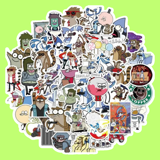 50+ Regular Show Sticker Pack