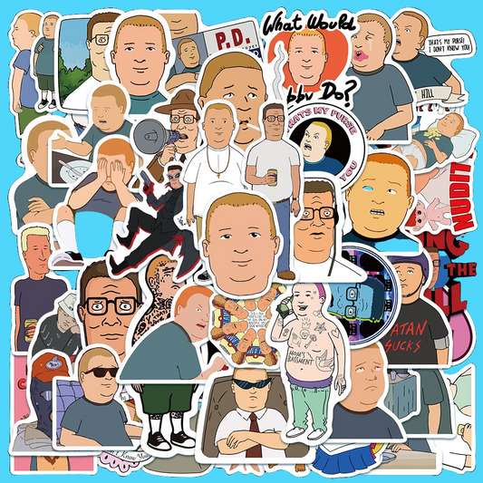 50PCS King Of The Hill Sticker Pack