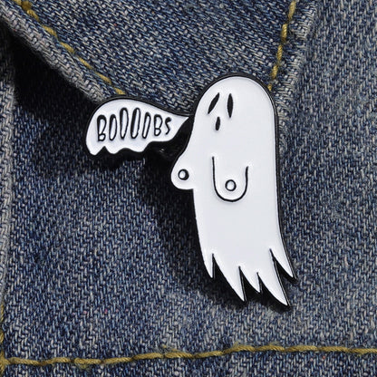 Boooobs Ghost Pin