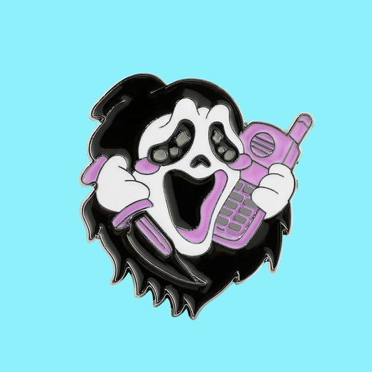 Kawaii Ghostface Scream Pin